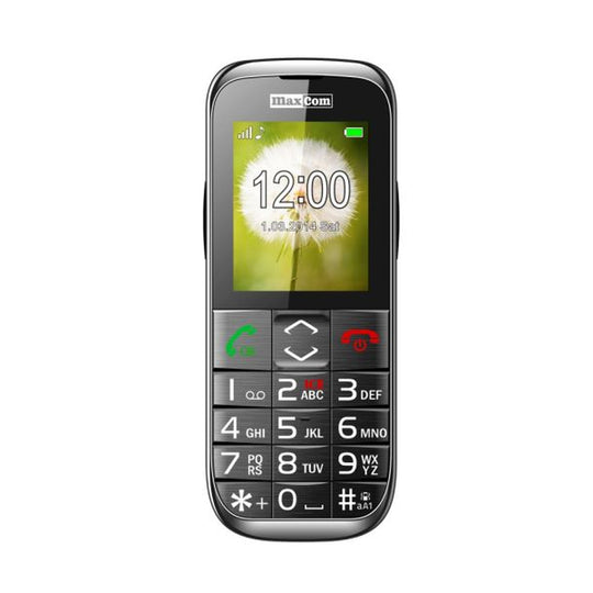 Tlačítkový telefon pro seniory Maxcom MM720, černá LEVNĚ