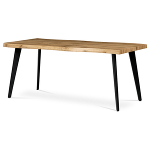 ALTON, dub divoký/černá, šířka 180 cm Jídelní stůl