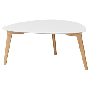 OLTEN, přírodní/bílá Konferenční stolek