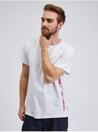 Bílé pánské tričko s nápisem SAM 73 Vincent
