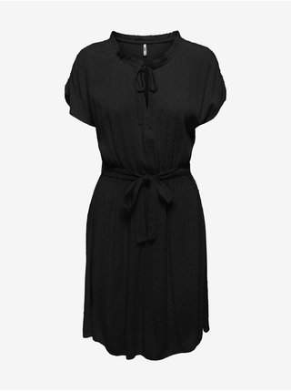 Černé dámské puntíkované šaty JDY Lima levně