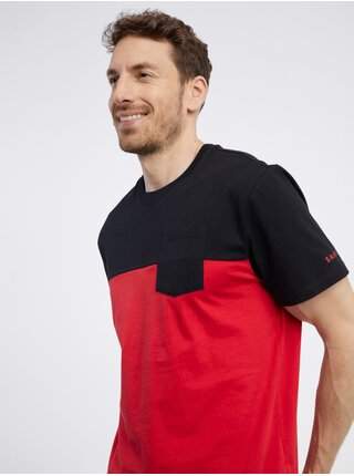 Černo-červené pánské tričko SAM 73 Sirius