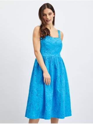 Modré dámské šaty ORSAY SLEVA