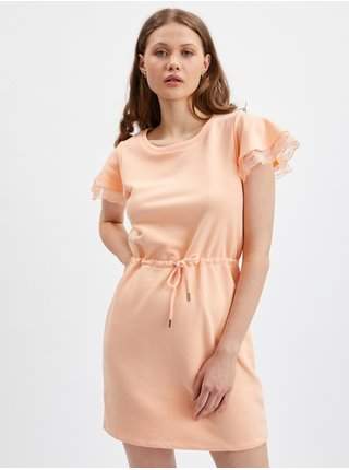 Meruňkové dámské mikinové šaty ORSAY SLEVA