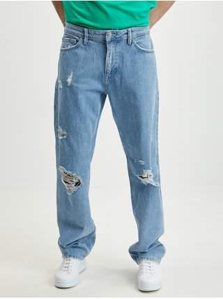 Modré pánské straight fit džíny Tom Tailor Denim