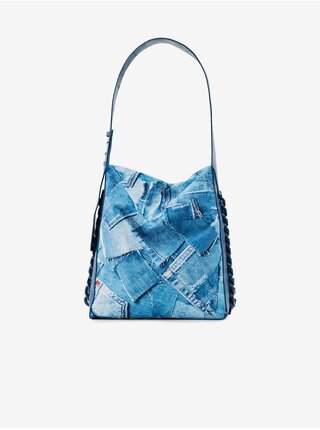 Modrá dámská vzorovaná kabelka Desigual Forever Blue Estrasburgo