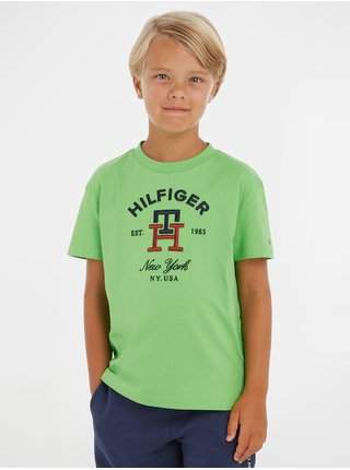 Světle zelené klučičí tričko Tommy Hilfiger AKCE