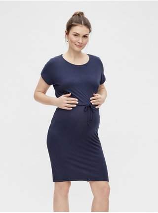 Tmavě modré těhotenské šaty Mama.licious Alison