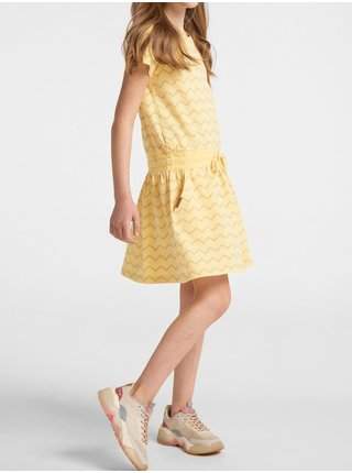 Žluté holčičí vzorované šaty Ragwear Magy