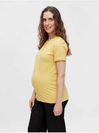 Žluté těhotenské tričko Mama.licious Ilja