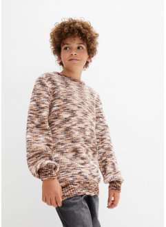 Chlapecký pletený svetr s melírem