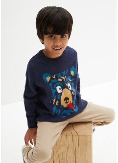 Chlapecký pletený svetr z bavlny
