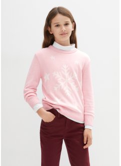 Dívčí pletený svetr