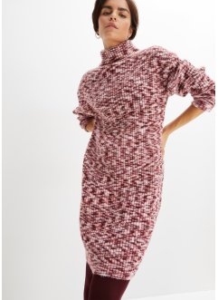 Pletené šaty s rolákovým límcem, z recyklovaného polyesteru VÝPRODEJ