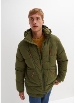Zimní oversize bunda s kapucí, z recyklovaného polyesteru