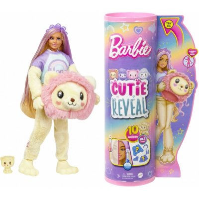 TOP 3. - Barbie Cutie Reveal Pastelová edice Lev
