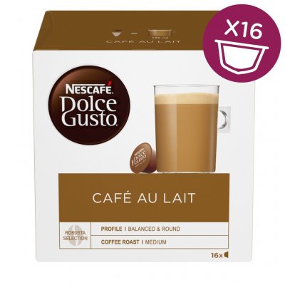 TOP 2. - Nescafé Dolce Gusto Café Au Lait kávové kapsle 16 ks
