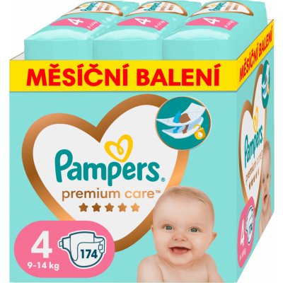 TOP 2. - Pampers Premium Care 4 174 ks