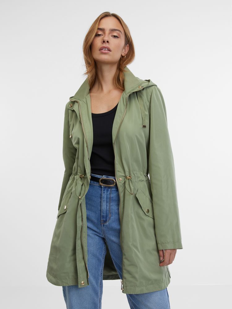 Khaki dámská nepromokavá bunda ORSAY SLEVA
