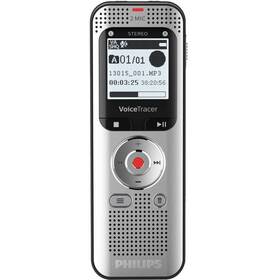 Diktafon Philips DVT2050 stříbrná barva AKCE