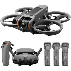 Dron DJI Avata 2 Fly More Combo (Three Batteries) šedá barva SLEVA