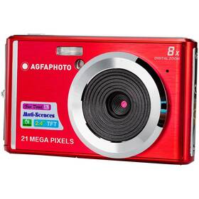 Digitální fotoaparát AgfaPhoto Compact DC 5200 červená barva kompaktní fotoaparáty