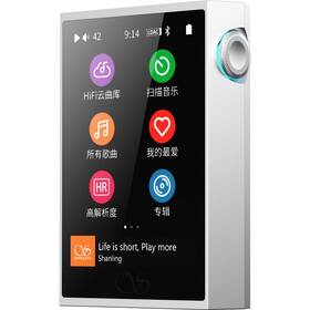 HiFi přenosný digitální přehrávač Shanling M1 Plus stříbrná barva