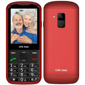 Mobilní telefon CPA Halo 28 Senior červená barva
