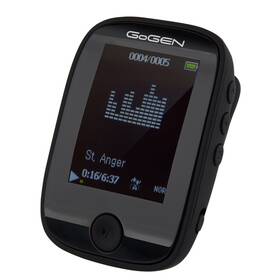 MP3 přehrávač GoGEN MXM 421 GB4 BT černá barva