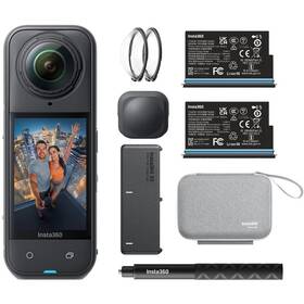 Outdoorová kamera Insta360 X5 Essentials Bundle černá barva