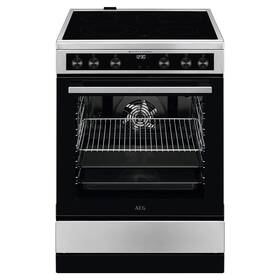 Sklokeramický sporák AEG Mastery CCB6648BBM nerez LEVNĚ