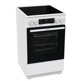 Sklokeramický sporák Gorenje Advanced GECS5C70WA bílá barva