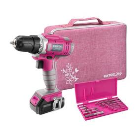 Vrtací šroubovák EXTOL 402401 (s baterií) VÝPRODEJ
