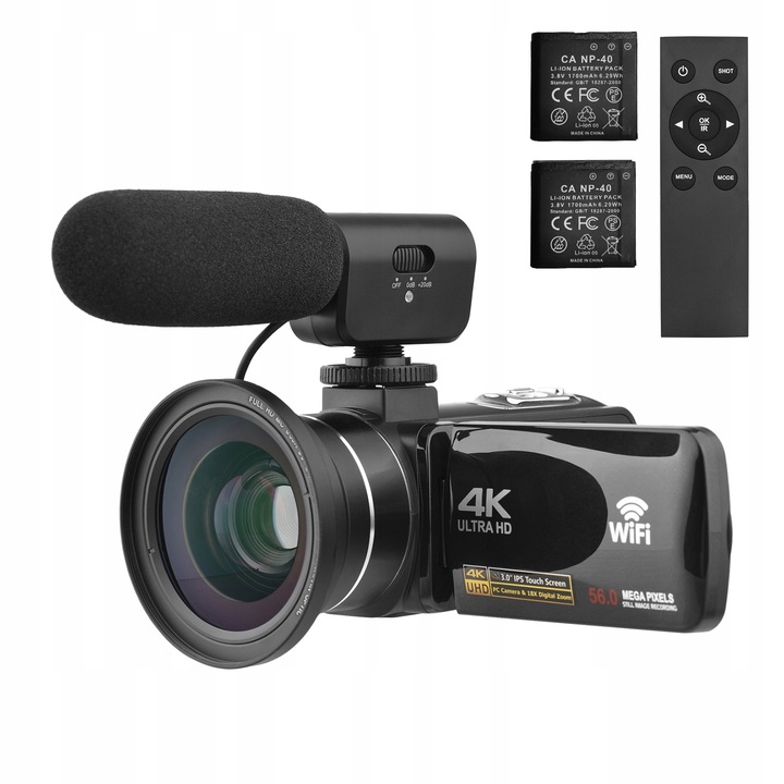 4K Ultra HD DV kamera Infračervené noční vidění