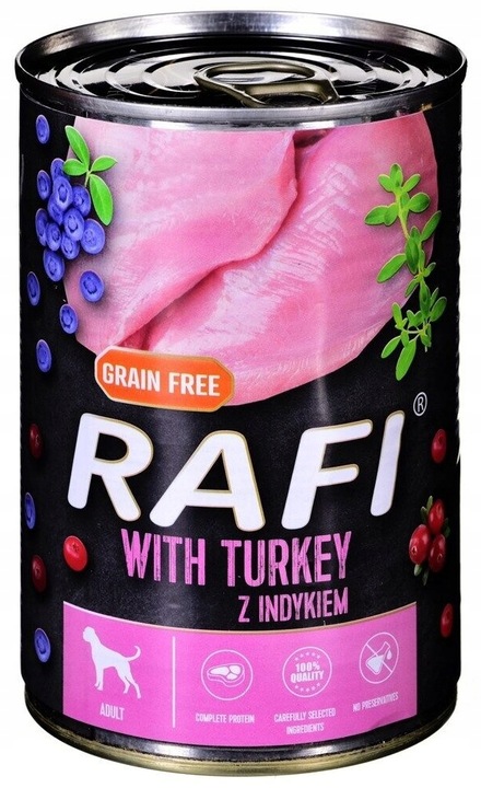 400G - PES - RAFI S KRŮTÍM MASEM, BORŮVKOU A ŽUR.