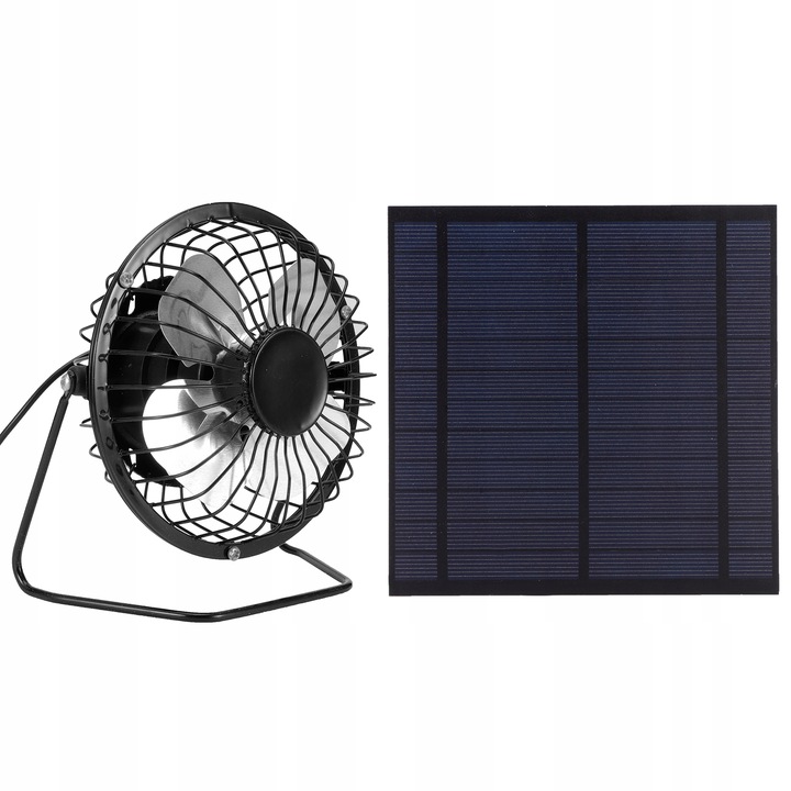 6V 5W EXTERNÍ SOLÁRNÍ PANEL, VENTILÁTOR VYŘÍZNE
