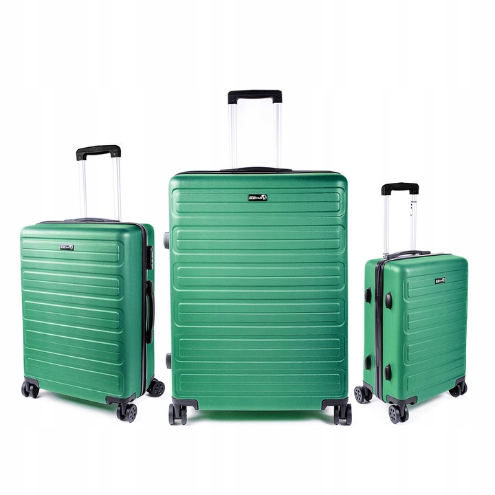 Aga Travel Sada cestovních kufrů MR4657 Světle zelená
