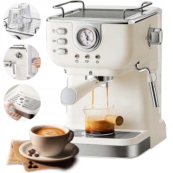 AUTOMATICKÝ KÁVOVAR 6 V 1 ČERNÝ