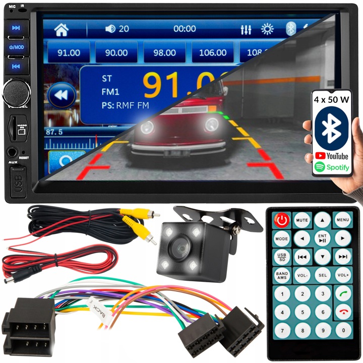 Autorádio Bluetec BC9000 2-DIN