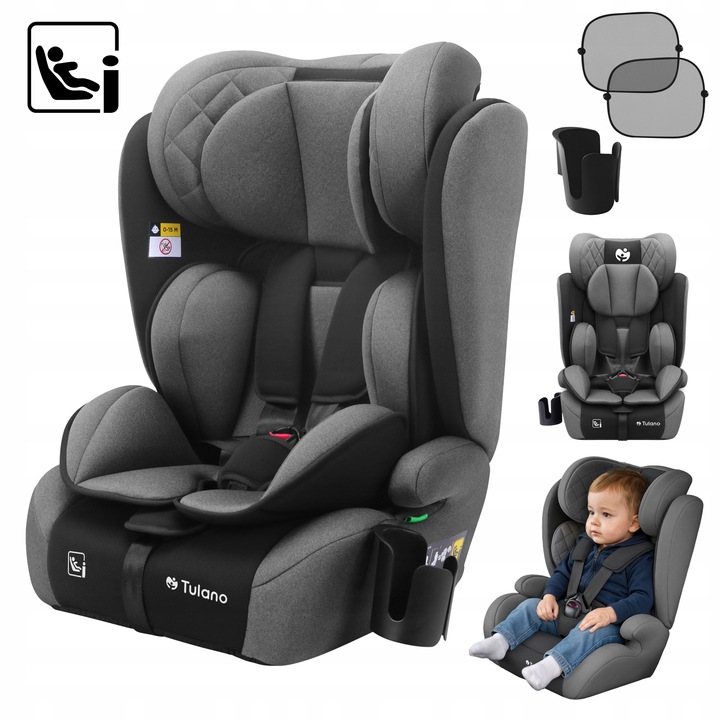 Autosedačka 9-36 kg TULANO i-Size, nastavitelná 76-150 cm
