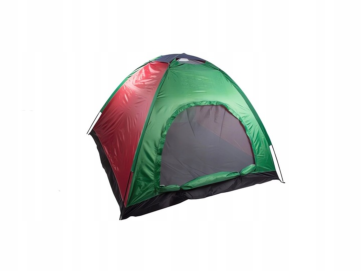 Azar Stan turistický pro 3 osoby červeno-zelený