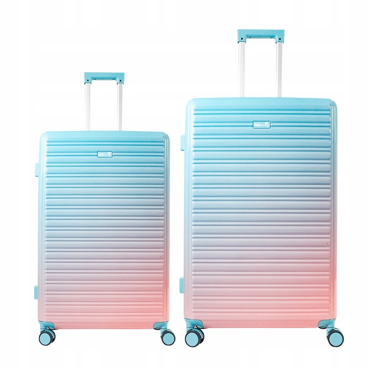 Aga Travel Sada cestovních kufrů MR4673 Růžová/Modrá