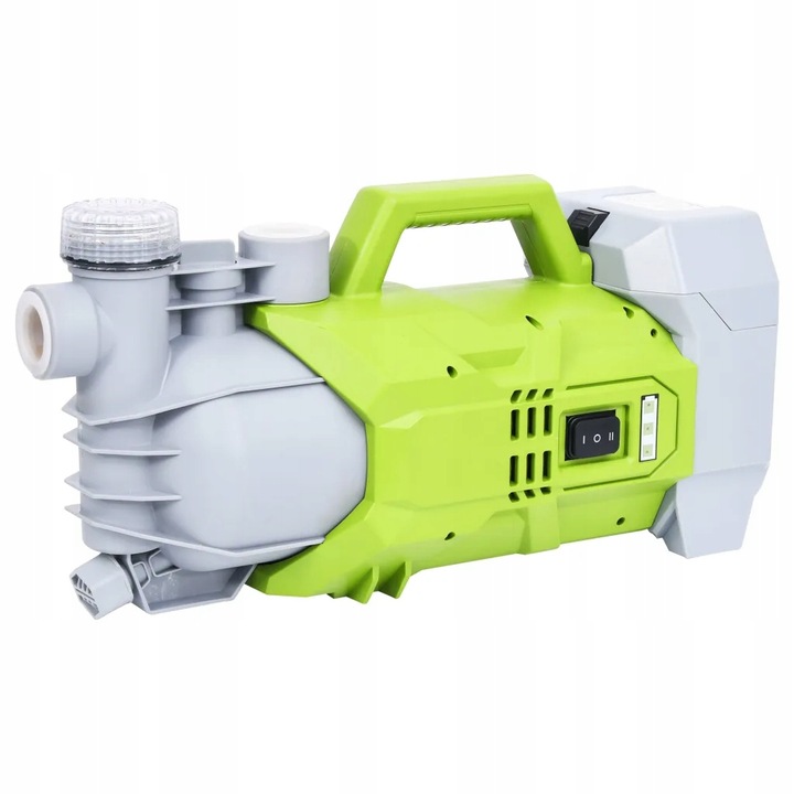 Akumulátorová zahradní pumpa 180 W, 22 m, 2800 l/h, zelená/šedá VÝPRODEJ