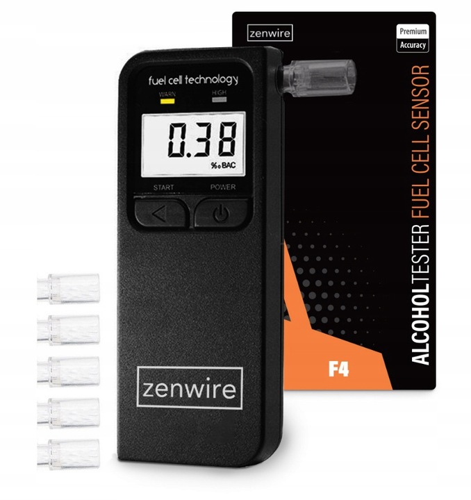 ALKOMAT Profesionální 5x LCD NÁUSTKY Zenwire F4 VÝPRODEJ