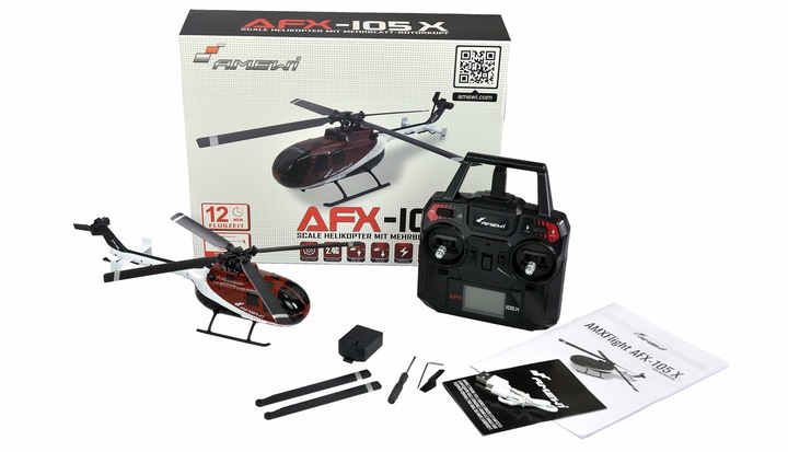 Amewi 25320 AFX105 X 4kanálový 6G RTF vrtulník