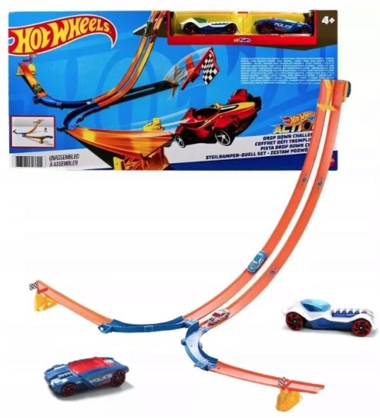 Autodráha Mattel Hot Wheels Dvojitý sjezd