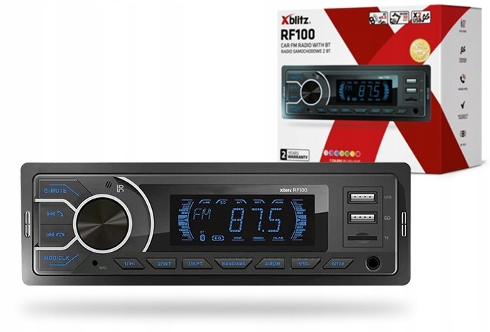 Autorádio 1DIN USB BLUETOOTH Xblitz RF100