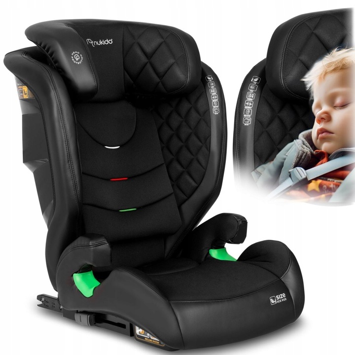 Autosedačka Nukido Louis černá 15-36 kg ISOFIX