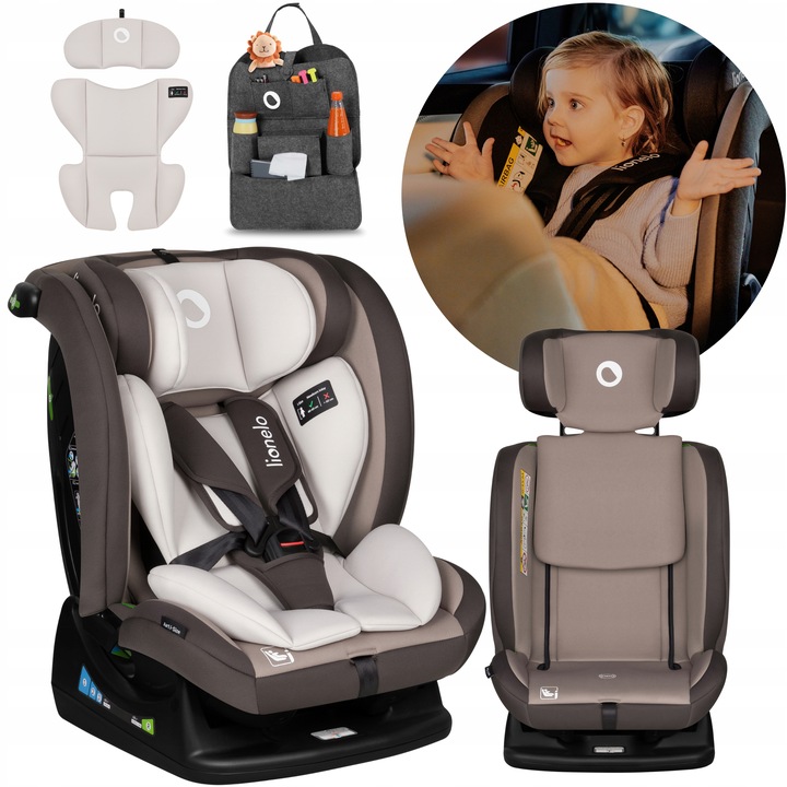 AUTOSEDAČKA PŘEDNÍ ZADNÍ RWF 40-150 CM 0-36 KG LIONELO AART I-SIZE