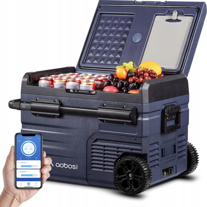AAOBOSI Autochladnička 35L 12/24V WiFi APP -20°C do auta karavanu